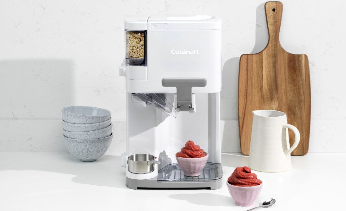 Maszynka do lodów CUISINART ICE48E pyszne świeże funkcjonalna prosta obsługa lody włoskie posypka sosy