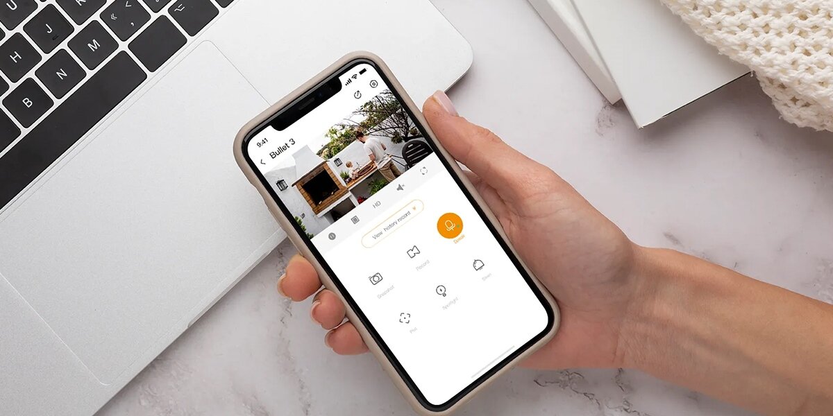 Kamera IMOU Bullet 3 3MP dwukierunkowa rozmowa wbudowany mikrofon i glosnik komunikacja w czasie rzeczywistym