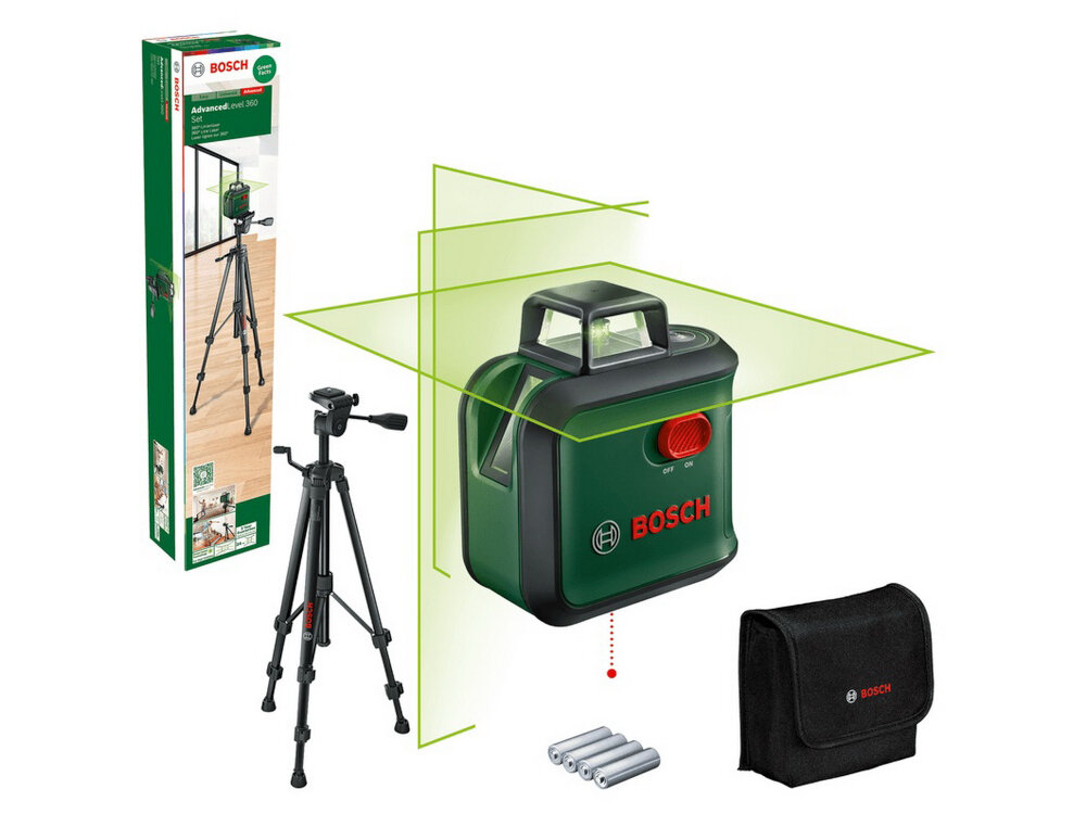 Laser krzyżowy BOSCH Advanced Level 360 0603663BZ1 Set zestaw