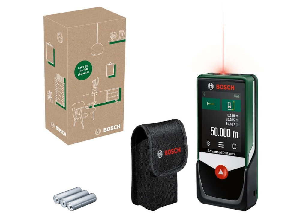 Dalmierz laserowy BOSCH AdvancedDistance 50C 06036722Z0 zestaw