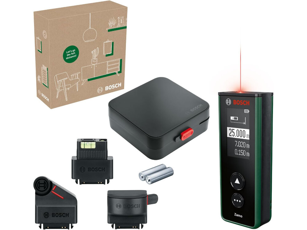 Dalmierz laserowy BOSCH Zamo 06036729Z1 zestaw