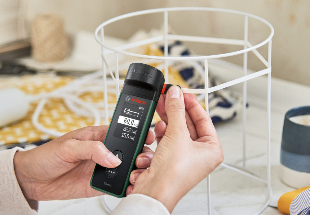Dalmierz laserowy BOSCH Zamo 06036729Z1 innowacyjny interfejs adapter kola pomiarowego
