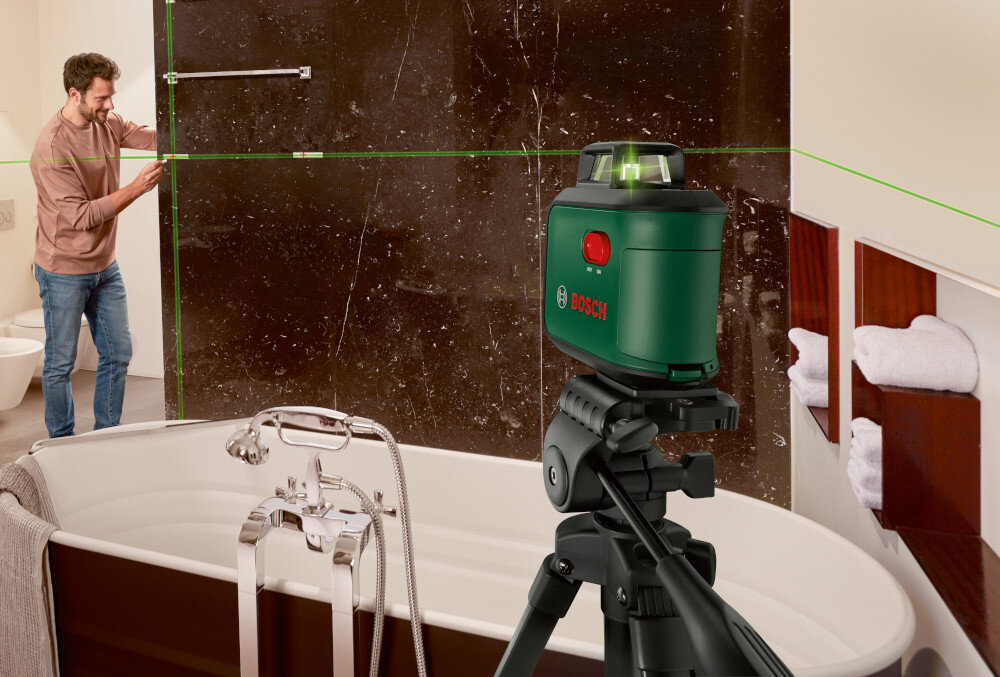 Laser krzyżowy BOSCH Advanced Level 360 0603663BZ0 gwint do statywu 1/4 cala