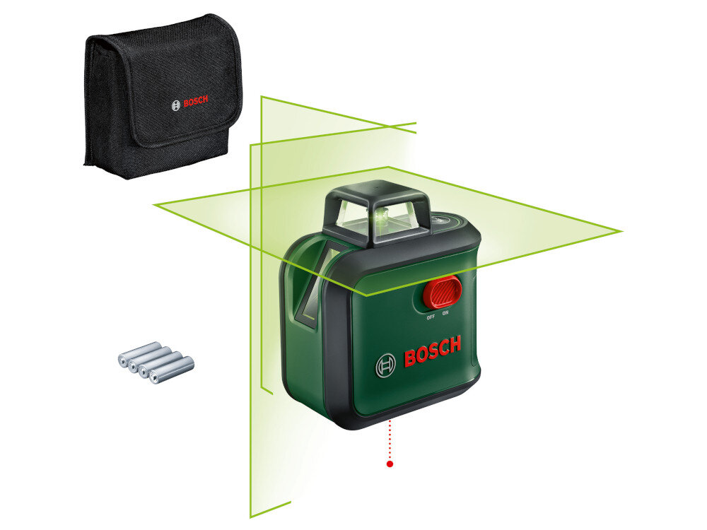 Laser krzyżowy BOSCH Advanced Level 360 0603663BZ0 zestaw