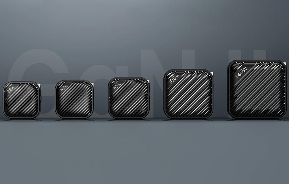 Ładowarka sieciowa INVZI GanHub GH6711 67W - kompaktowość