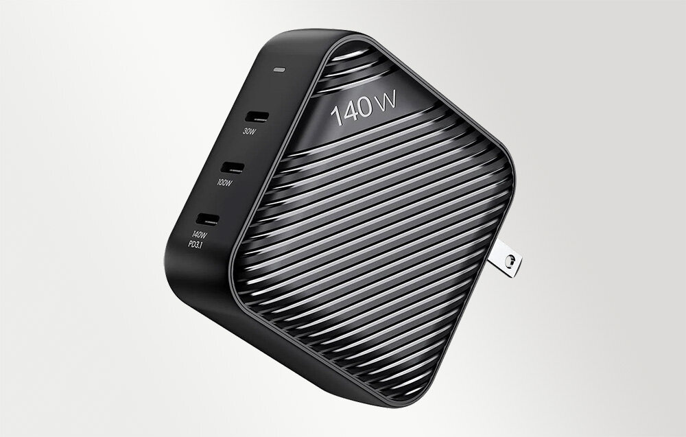 Ładowarka sieciowa INVZI GanHub GH14013 140W - port USB-C