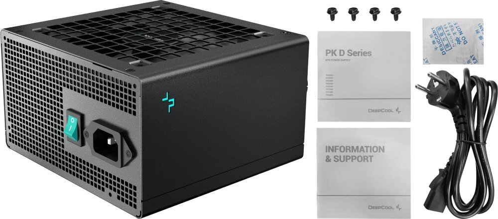 Zasilacz DEEPCOOL PK550D 550W 80 Plus Bronze zestaw akcesoria