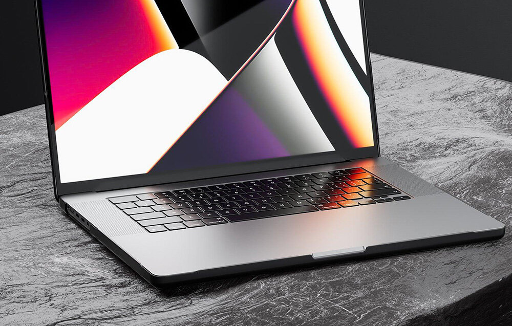 Etui na laptopa INVZI Hardshell do Apple MacBook Pro 14 cali - bezpieczeństwo