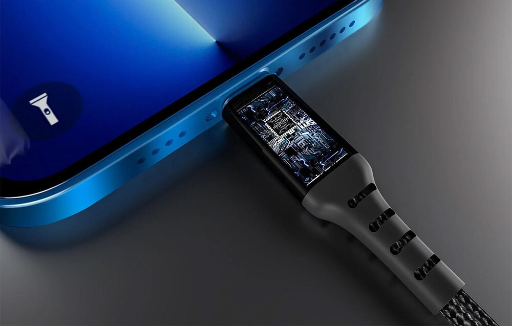 Kabel USB-C - Lightning INVZI CTL2M MFI 2m - komfort