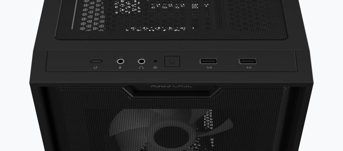 Obudowa ASUS A21 Plus Czarny USB-A 3.0 wejście mikrofonowe jack 3,5 mm wyjście słuchawkowe głośnikowe