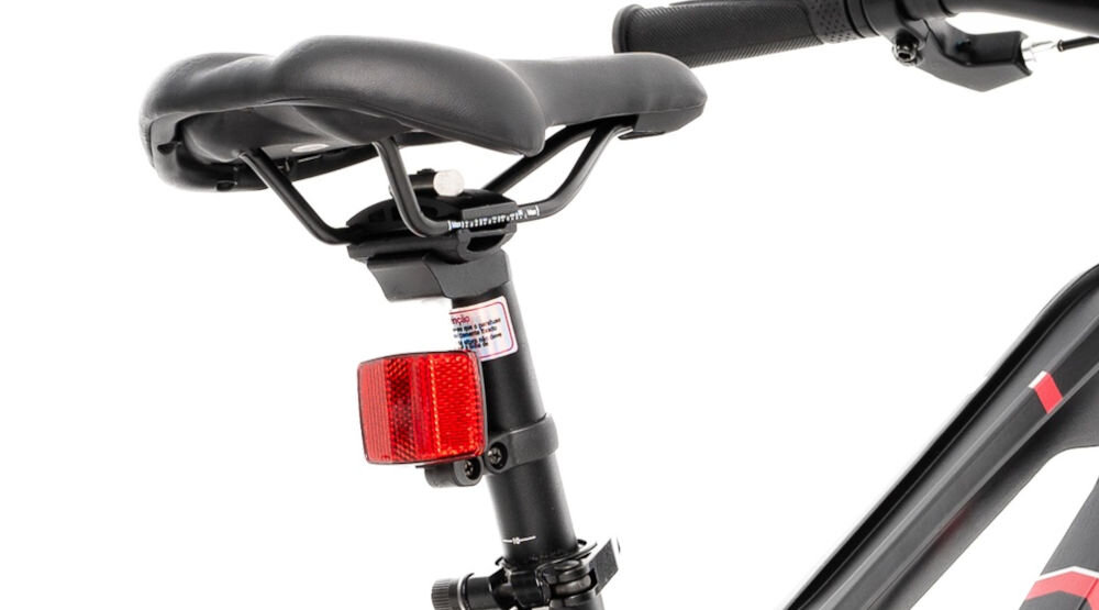 Rower dziecięcy GERMINA Magnesium 20 cali dla dziewczynki Czarny wygodne siodełko piankowe pełen komfort podczas jazdy aktywność zachęta 