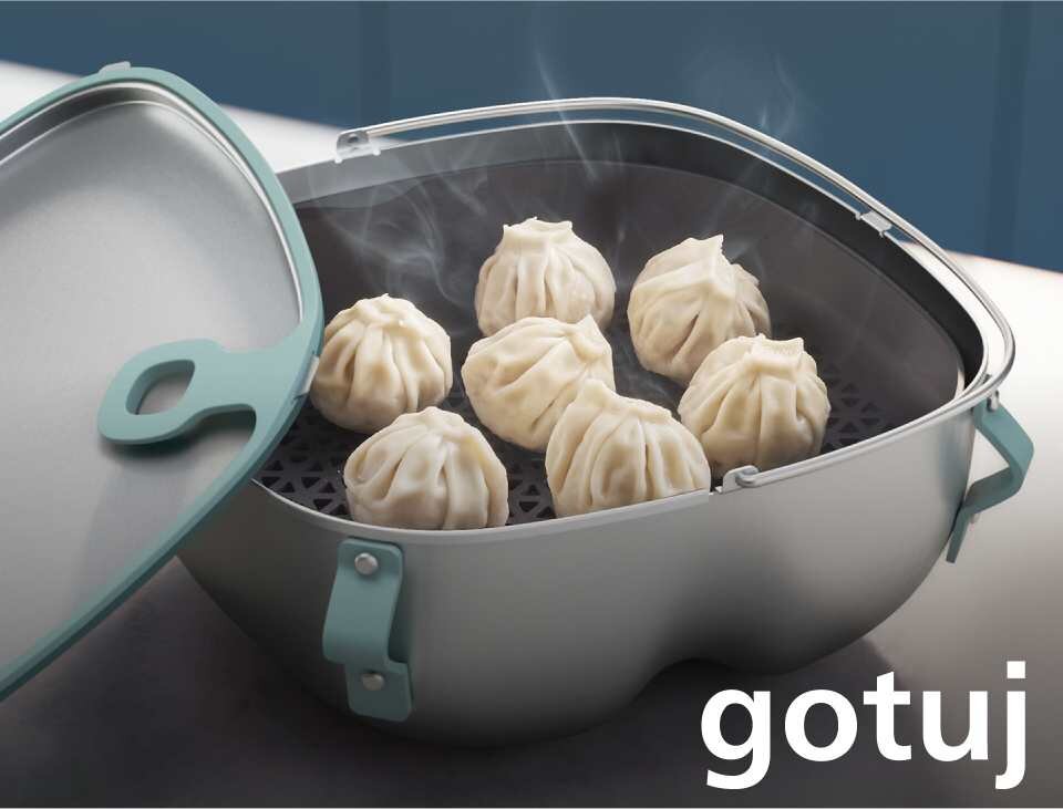 Pierożki robione na parze Pierożki robione na parze