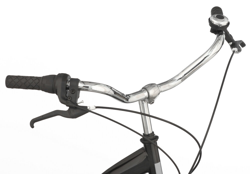 Rower miejski DAWSTAR Citybike S7B 28 cali damski Czarny kierownica stalowo-aluminiowy wspornik lekka bardzo wytrzymala maksymalna przyczepnosc w kazdych warunkach pogodowych dzwonek