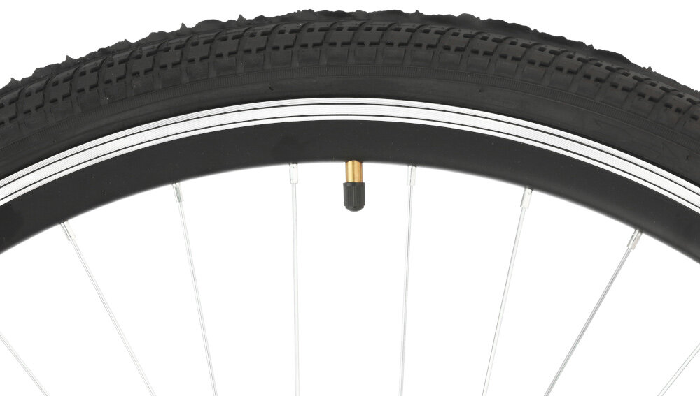 Rower miejski DAWSTAR Citybike S7B 28 cali damski Granatowy kola rozmiar 28 cali latwe pokonywanie przeszkod waskie opony marki DELI regularne sprawdzanie cisnienia powietrza wartosc na bocznej czesci opony