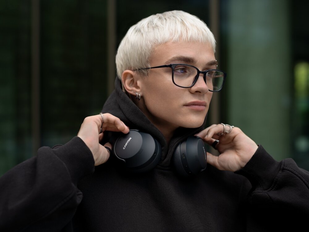 Słuchawki Canyon OnRiff 10 aktywna redukcja szumow anc mikrofony wbudowane