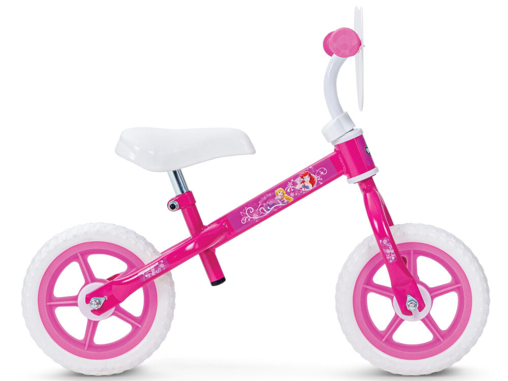 Rowerek biegowy HUFFY Disney Princess 27931W Różowy z wysokiej jakosci trwalych materialow rama lekka 6-calowa metalowa rozowy lakier postacie ksizniczek z filmow Disneya waga 3,5 kg dla dzieci o wzroscie od 88 do 105 cm