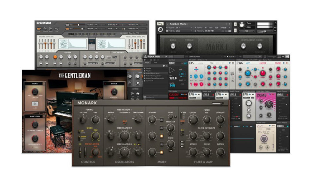 Klawiatura sterująca NATIVE INSTRUMENTS Komlete kontrol A25 - Instrumenty w zestawie
