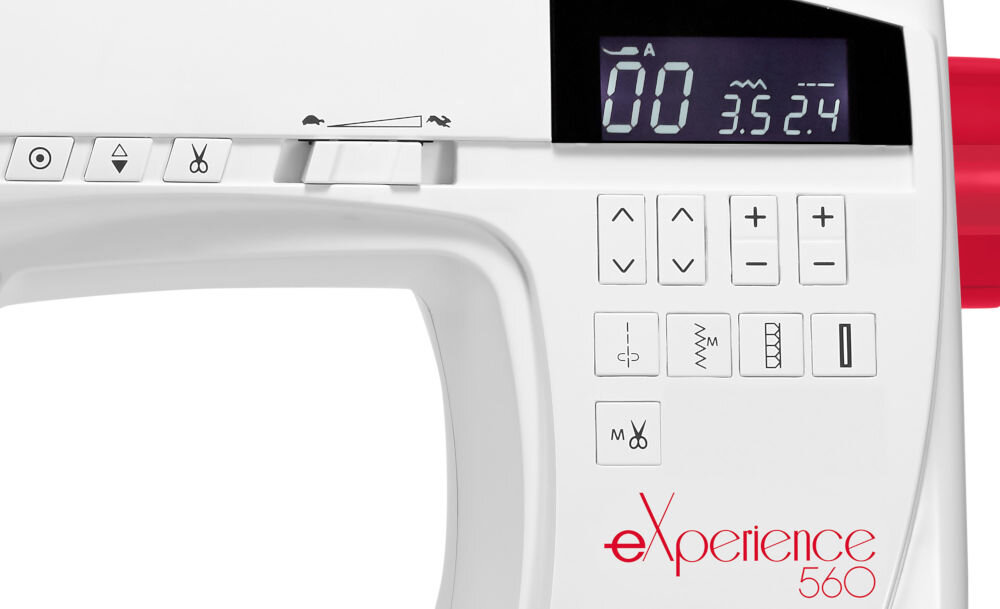 Maszyna do szycia ELNA 560 Experience wymiary unikalne projekty maszyna wygoda wszechstronność niezawodność nieograniczone możliwości tworzenia