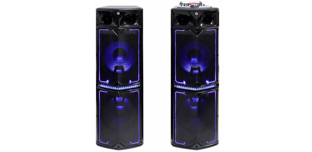 Power audio MANTA Minos SPK1201X500D (2 Głośniki)  - Przenośne i łatwe w obsłudze