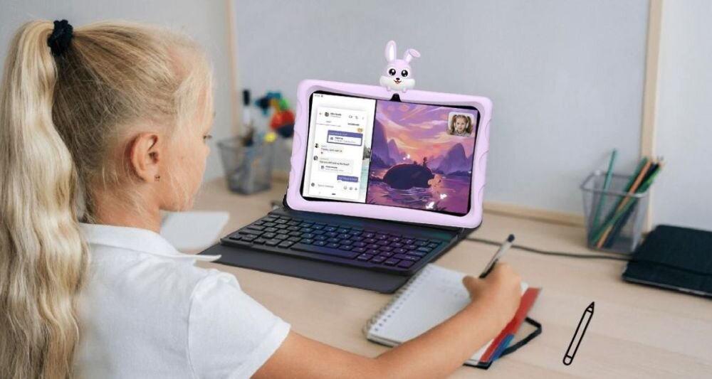 Tablet DOOGEE U9Kid ekran bateria aparat procesor ram pamięć pojemność rozdzielczość zdjęcia filmy opis dane cechy blokady system łączność wifi bluetooth obudowa szkło odporność porty muzyka transfer sieć przekątna matryca waga czujniki oled amoled ips