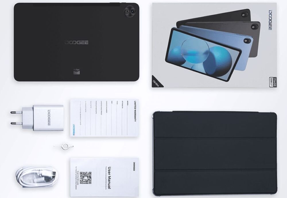 Tablet DOOGEE T20 Ultra ekran bateria aparat procesor ram pamięć pojemność rozdzielczość zdjęcia filmy opis dane cechy blokady system łączność wifi bluetooth obudowa szkło odporność porty muzyka transfer sieć przekątna matryca waga czujniki oled amoled ips
