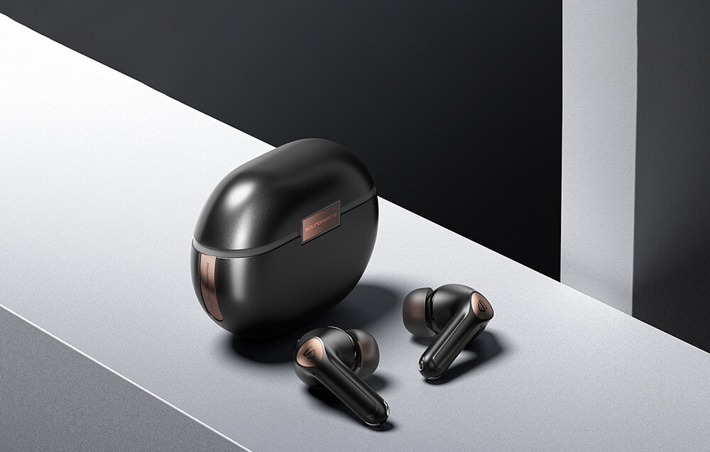 Słuchawki dokanałowe SOUNDPEATS Air 4 Pro muzyka godziny dzialanie transmisja dzwieku