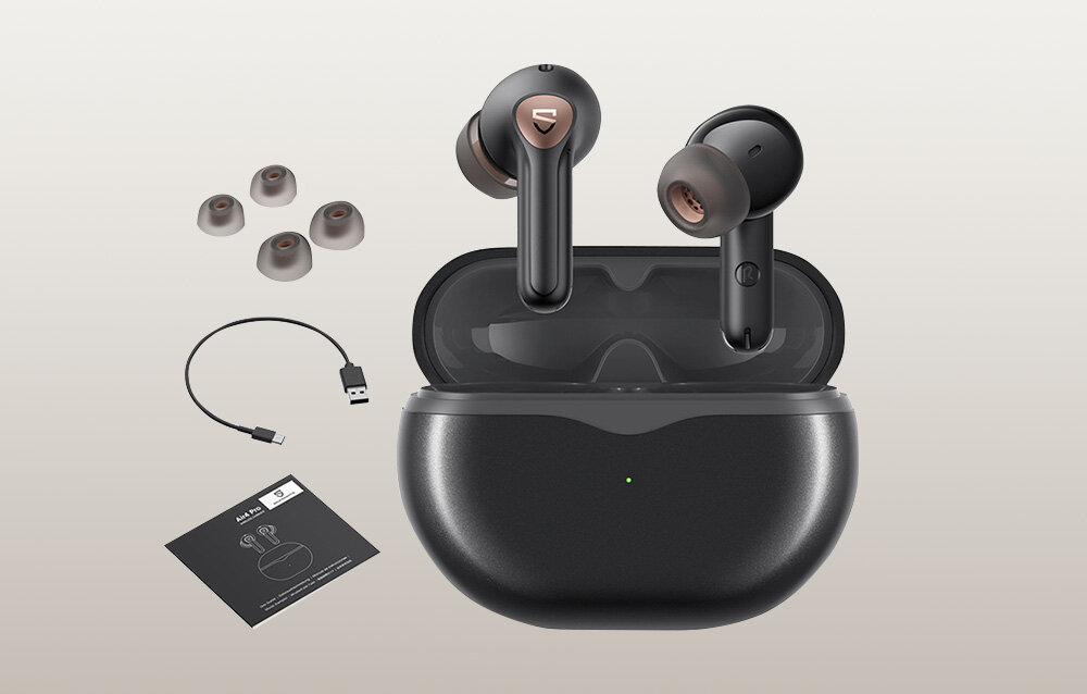 Słuchawki dokanałowe SOUNDPEATS Air 4 Pro funkcje automatyczne odtwarzanie muzyki