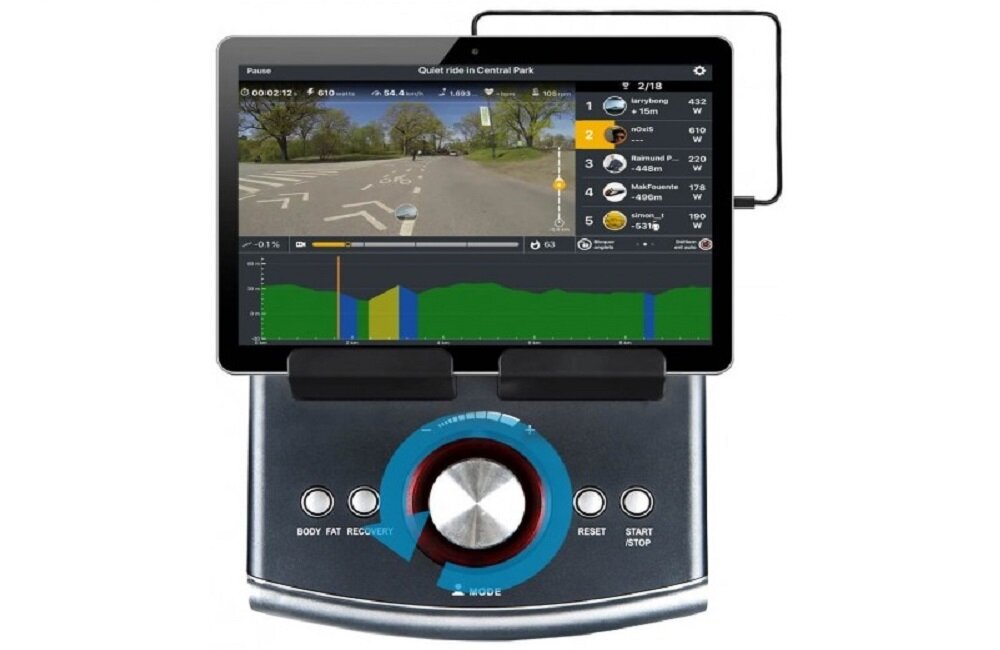 Orbitrek elektromagnetyczny HAMMER Cross Motion BT Zwiedzaj świat podczas treningu Połączenie z urządzeniem mobilnym