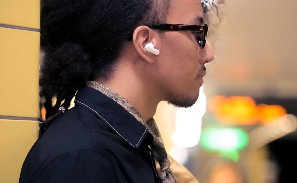 Słuchawki dokanałowe DEFUNC True ANC konstrukcja design kolor waga