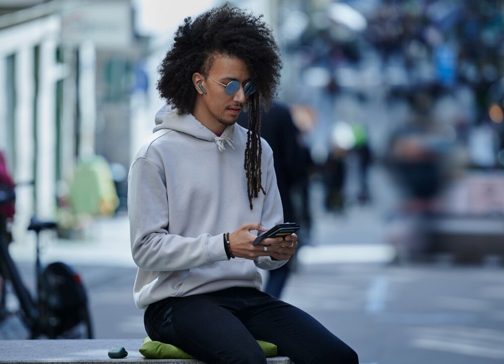 Słuchawki dokanałowe DEFUNC True Lite technologia enc redukcja szumow i otoczenia