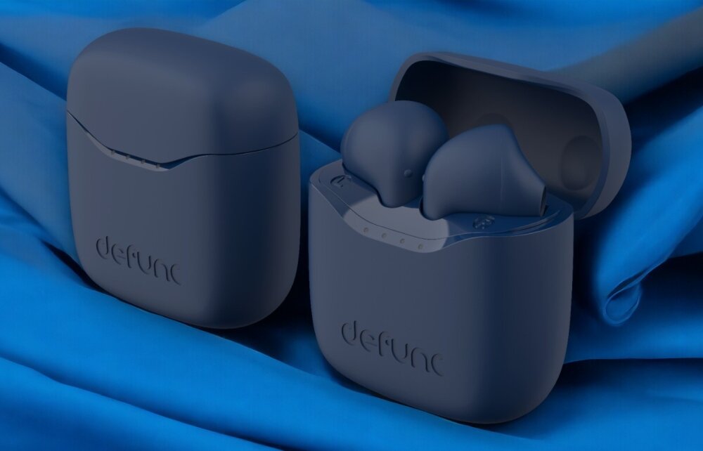 Słuchawki dokanałowe DEFUNC True Lite konstrukcja design kolor waga