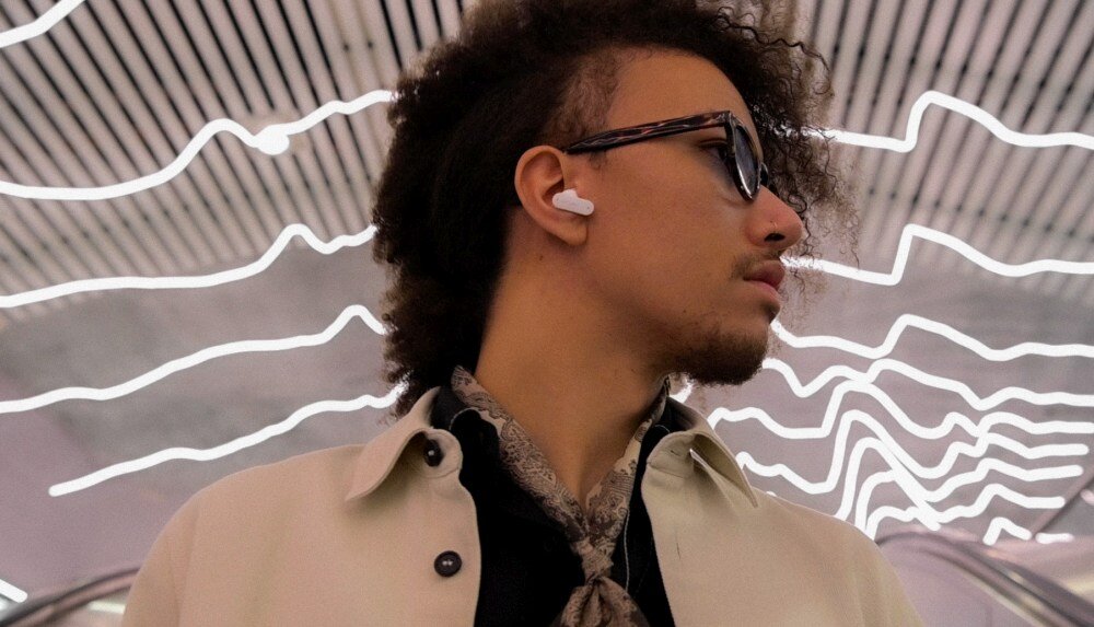 Słuchawki dokanałowe DEFUNC True ANC konstrukcja design kolor waga