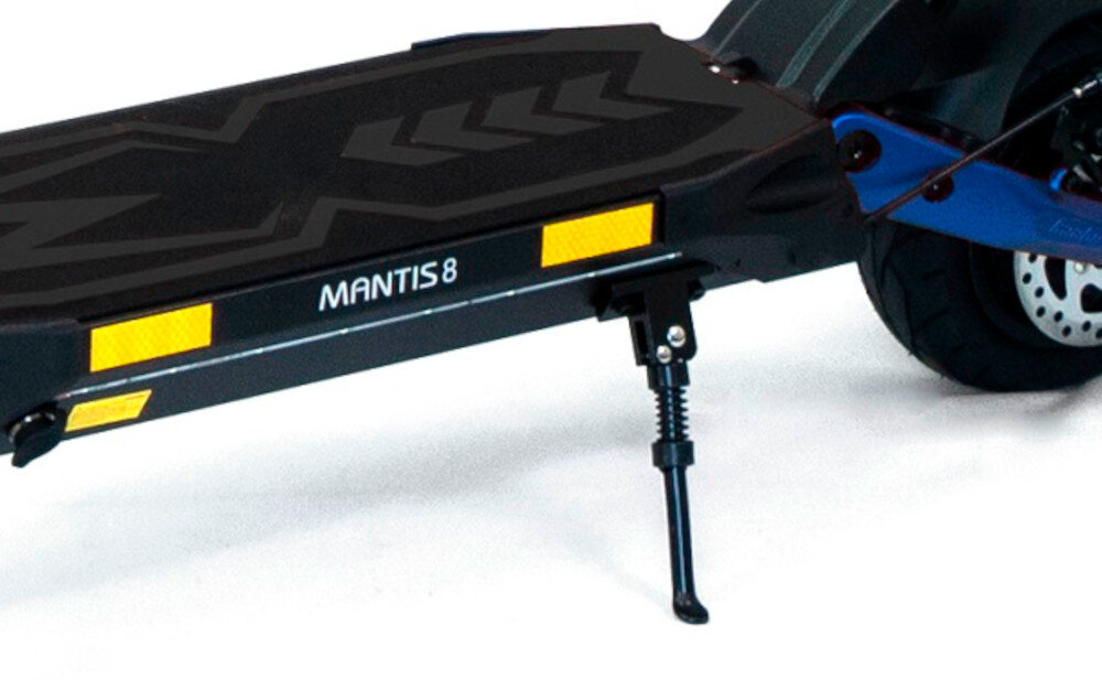 Hulajnoga elektryczna KAABO Mantis 8 Plus Niebieski skladana stopka wytrzymala nozka w centralnym punkcie ciezkosci