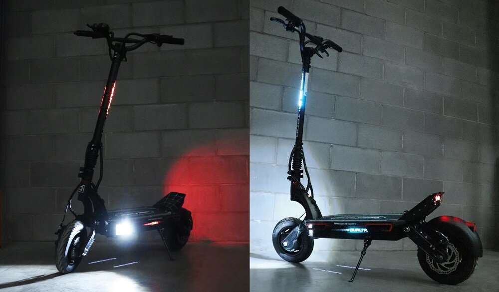 Hulajnoga elektryczna DUALTRON Spider II Czarny wydajny akumulator bateria napiecie 60 V pojemnosc 30 Ah zasieg do 105 km brak szkodliwych substancji czas ladowania okolo 17 godzin