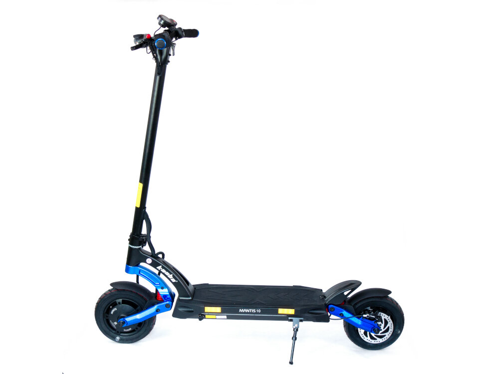Hulajnoga elektryczna KAABO Mantis 10 Pro Niebieski stylowa plynna jazda niezawodna jakosc wysoka wydajnosc wysokiej jakosci podzespoly w czterech wersjach kolorystycznych