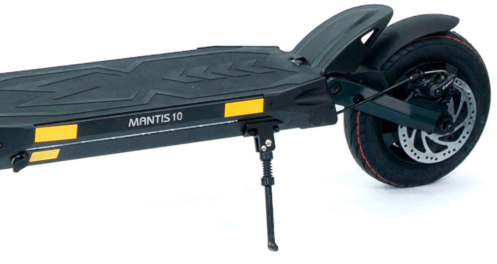 Hulajnoga elektryczna KAABO Mantis 10 Eco 800 Czarny skladana stopka wytrzymala nozka w centralnym punkcie ciezkosci