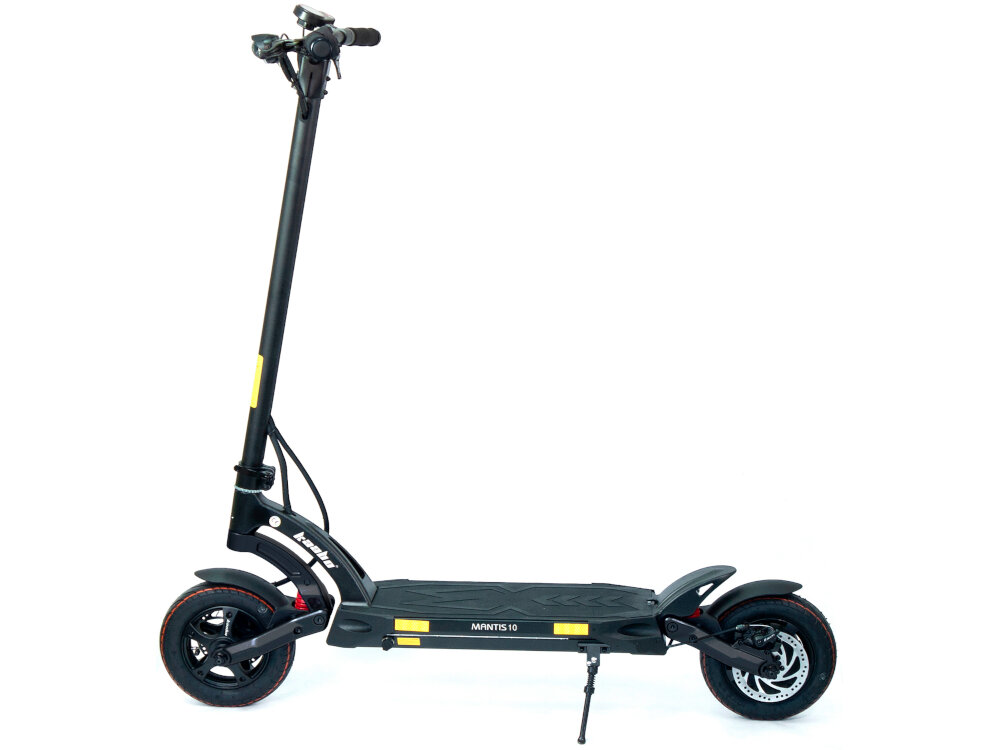 Hulajnoga elektryczna KAABO Mantis 10 Eco 800 Czarny przyjazna dla srodowiska nie pozostawia sladu weglowego system KERS odzyskiwanie energii kinetycznej podczas hamowania bateria starcza na dluzej zasieg sie zwiekszy