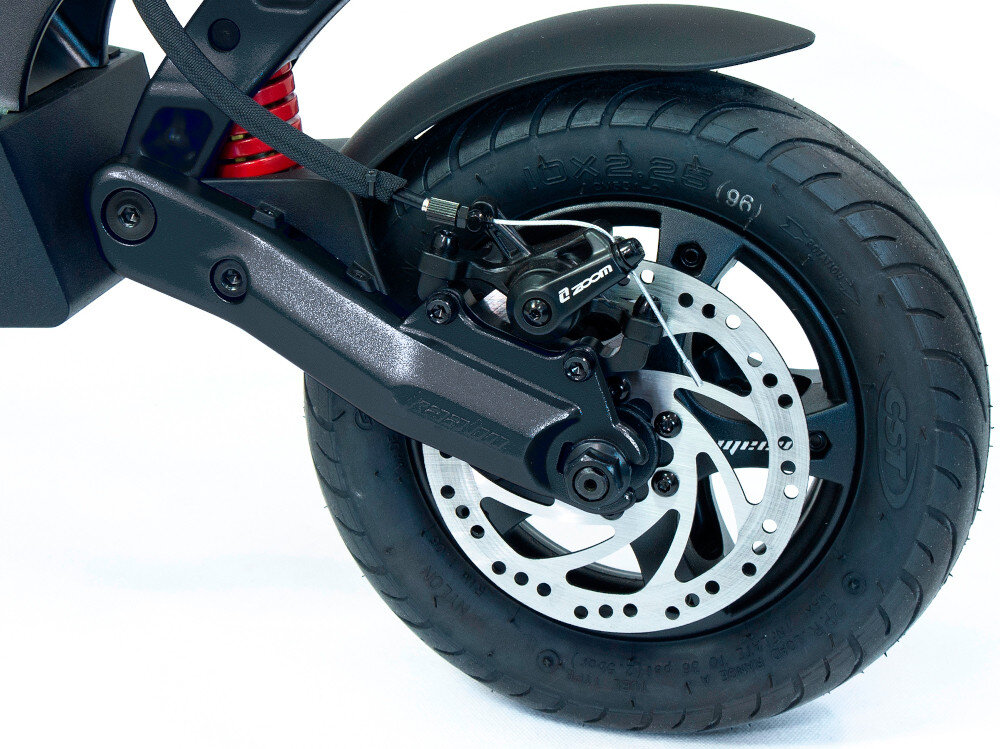 Hulajnoga elektryczna KAABO Mantis 10 Eco 800 Czarny kola 10-calowe pneumatyczne tlumia drgania i wstrzasy podwojna amortyzacja