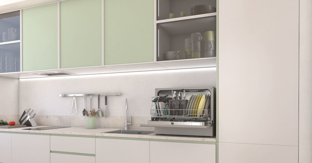 Zmywarka CANDY CP 6E51LS połowa załadunku niepełny załadunek oszczędności