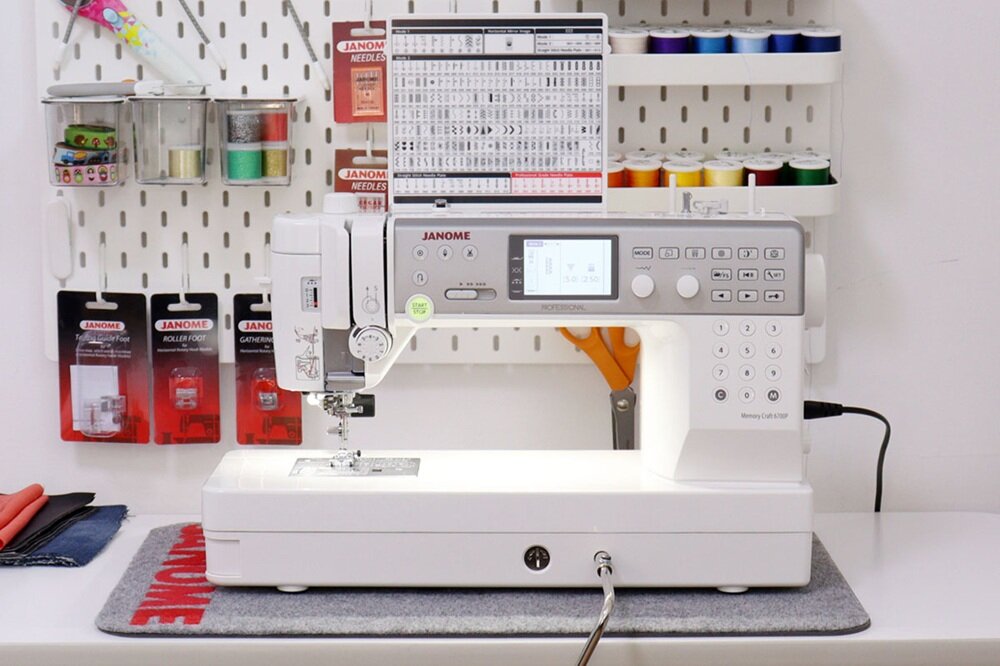 Maszyna do szycia JANOME MC6700 Professional kv początek opisu