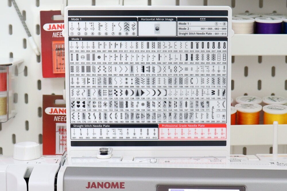 Maszyna do szycia JANOME MC6700 Professional 649 programów ściegowych, róznorodnośc działania, wsparcie codziennego szycia