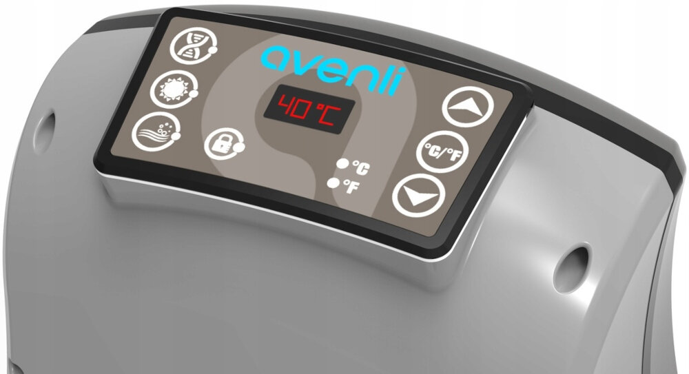 Jacuzzi AVENLI Extralink Home 175 x 70 cm cyfrowy panel kontrolny mocna pompa podgrzewacz moc 1540 W hydromasaz moc 650 W oszczednosc relaks do 40°C