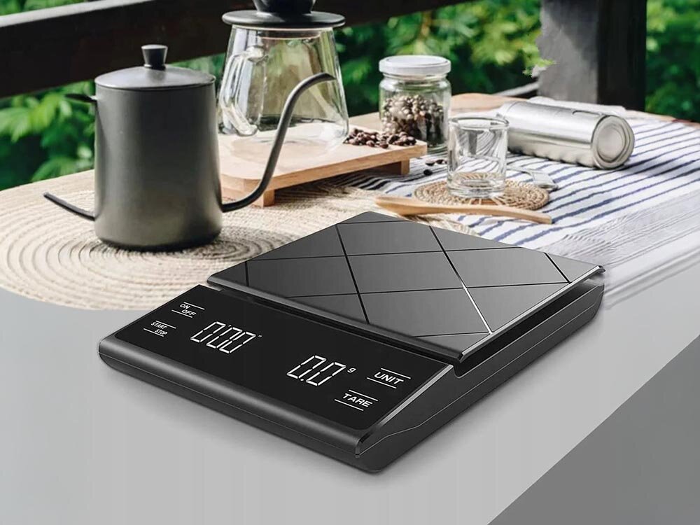 Waga EXTRALINK C1 smukła konstrukcja, do każdej kuchni, wygodne przechowywanie, antypoślizgowe nóżki