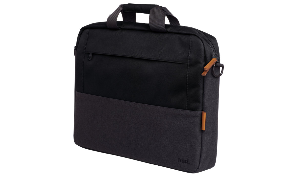 TRUST Lisboa Trust Lisboa poręczny uchwyt, na regulowanym pasku na ramię lub przymocować do walizki czy wózka specjalnego pasa - torba na białym tle