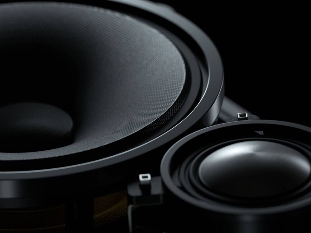 Głośnik mobilny BOWERS & WILKINS Zeppelin MCLaren Edition Ciemnoszary technologia kopulki przetworniki subwoofer