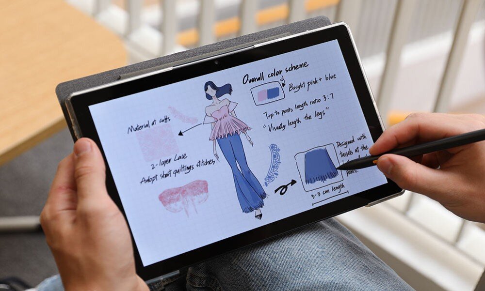 Tablet graficzny 10.1 HUION Kamvas Slate 10 zastosowanie opis