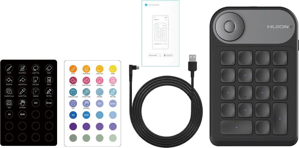 Klawiatura HUION K20 Mini akcesoria zestaw