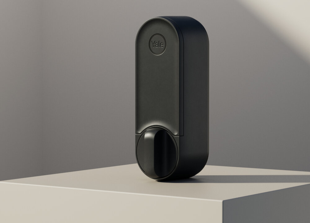 Zamek YALE Linus Smart Lock L2 Czarny kompatybilny ze wszystkimi wkladkami Euro wystajacych na co najmniej 3 mm z okroglymi wkladkami 22 mm