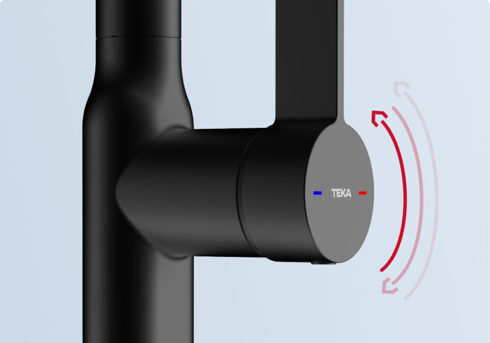 Bateria TEKA Oval 915 116030062 Chrom przepływ wody strumień