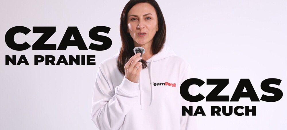 Proszek do prania PERSIL Deep Clean 4.4 kg do kolorowych tkanin kampania Persil, zachęcanie do aktywności fizycznej, poprawa nastroju, redukcja stresu